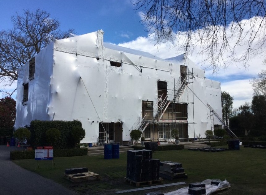 Shrink Wrap Christchurch, Building Wrap Canterbury Erect Scaffolding Ltd